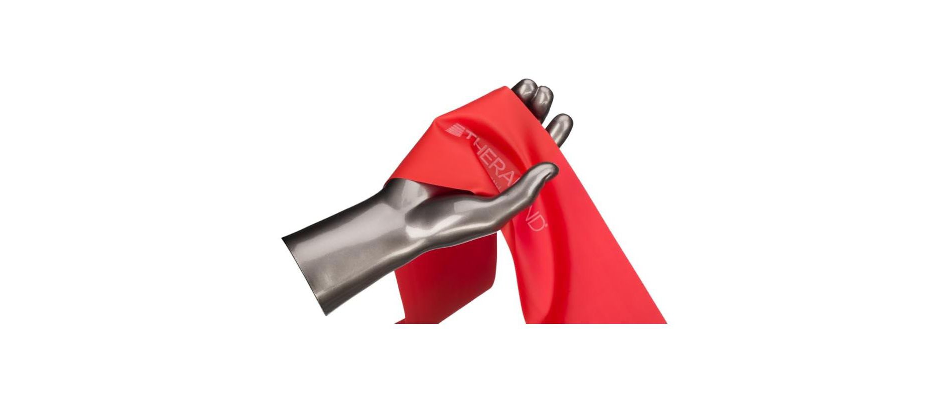 THERABAND Resistance Bands, 5 FT, Red, Medium Thickness, 3.7 LBS Resistance, Level 3