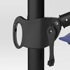 11' Round Offset Outdoor Patio Cantilever Umbrella with Black Pole - Threshold™ - 4 of 4