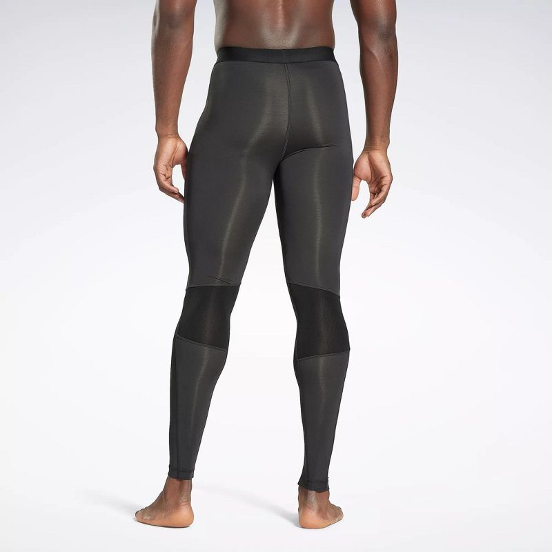 Reebok Workout Ready Compression Tights Mens Athletic Pants, 3 of 8
