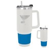 NHL St. Louis Blues White Colossus Travel Mug with Team Color Silicon Gripe - 40oz - 3 of 4