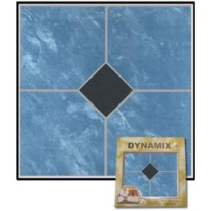 Self Adhesive 12-Inch Vinyl Floor Tiles, 20 Tiles - 12" x 12", Peel & Stick, DIY Flooring - 1 of 4