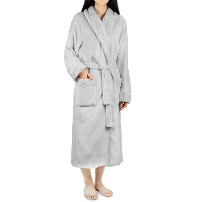 Pavilia Soft Plush Women Fleece Robe, Cozy Warm Housecoat Bathrobe ...