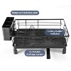 LunaLulinlk Dish Drying Rack - Space-Saving Dish Rack,Dish Racks for Kitchen Counter with Drainboard, Rustproof Dish Drainer,Black - 4 of 4