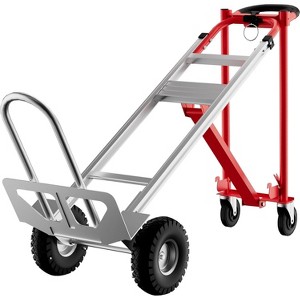 3-in-1 Heavy Duty Foldable Convertible Hand Truck with Wheels, 800 lbs Capacity Dolly Cart for Moving, Shopping, Travel - 1 of 4