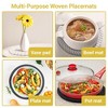Itopfox Trivets for Hot Dishes, Kitchen Hot Pads, Heat Resistant Pot Holders Set of 4, Essential for Home and Kitchen Protection - 3 of 4