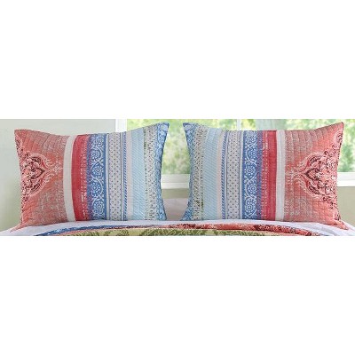 Greenland Home Fashions 1610FKS Hillsborough Coral King Sham, 20x36 Inches