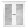 Teamson Home Connor Removable Wall Cabinet with Adjustable Shelves & 2 Glass Doors - 2 of 4