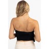 Women's FLIRTY RUFFLED TUBE TOP - day + moon - 4 of 4