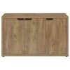 Coaster Pepita Farmhouse 3 Door Wood Accent Cabinet with Adjustable Shelves Mango Brown - 4 of 4