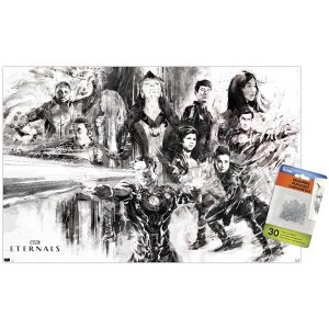 Trends International Marvel Eternals - Sketch Unframed Wall Poster Prints - 1 of 4