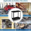 Karl Home 2 Tier Rolling Tool Cart in Black - 4 of 4