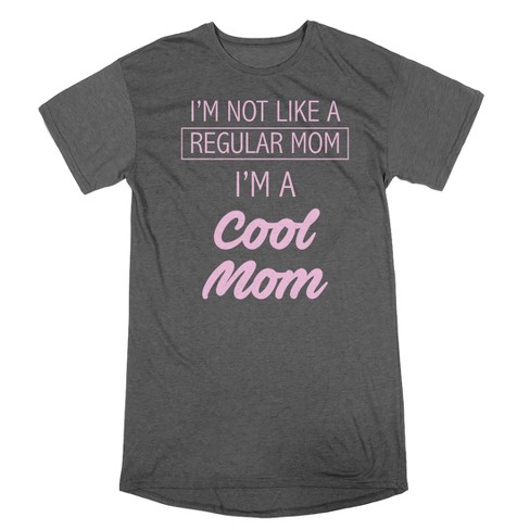 Mean Girls I'm Not Like A Regular Mom Ladies' Charcoal Heather Tee : Target