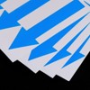 Unique Bargains Directional Sign PVC Adhesive Removable Small Arrow Sticker 4 Sheet - 4 of 4