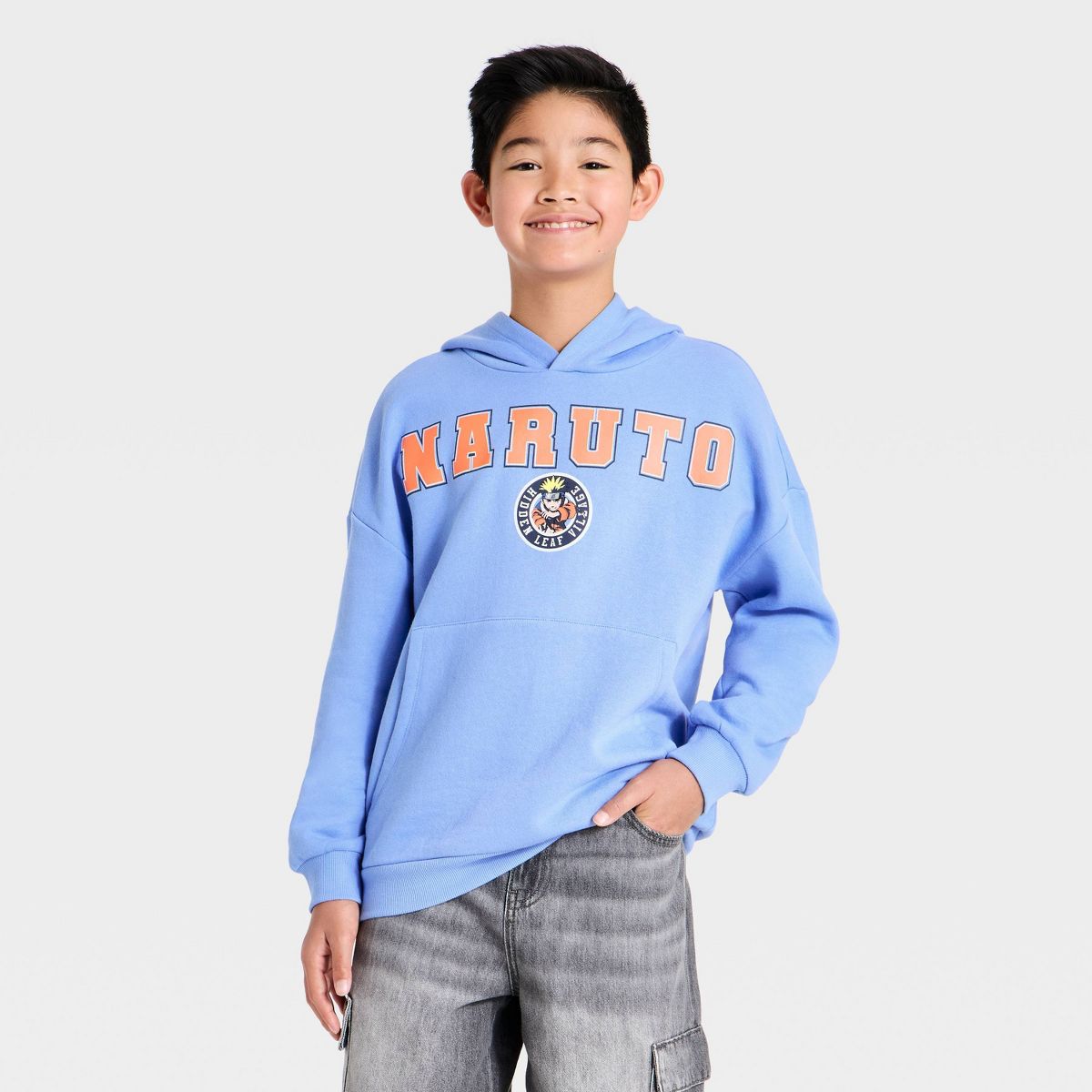 Boys' Naruto Hooded Sweatshirt - Blue