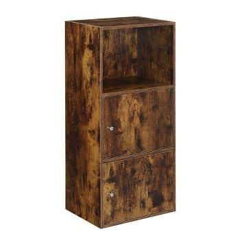 Extra Storage 2 Door Cabinet with Shelf Barnwood - Breighton Home