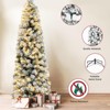Pre-Lit Flocked LED Douglas Fir Artificial Christmas Tree - 3 of 4