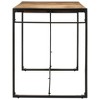 vidaXL Solid Mango Wood and Iron Bar Table - 68.9"x35.4"x43.3" Vintage Rectangular Pub Bistro Table for Dining Room/Kitchen - 4 of 4