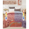 Electric Blanket, Soft Velvet, Quick-Heating, Multiple Temperature Settings, Timer Function, Machine Washable, Overheat Protection, ETL Certified - 4 of 4