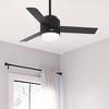 Hunter 44" Gilmour Matte Black Lighted Ceiling Fan with Integrated LED and Handheld Control for Modern Spaces - 4 of 4