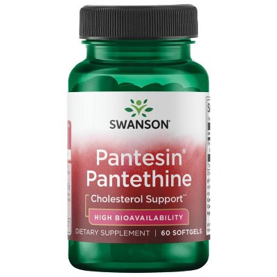 Swanson Pantesin Pantethine 300 mg 60 Softgels.