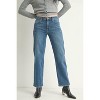 Women's Stretchy Straight Jean - JUST BLACK DENIM - 4 of 4