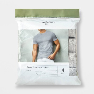 Мужские футболки Goodfellow & Co Men's Short Sleeve Crew Neck T-Shirt - Goodfellow & Co™ Heathered Gray XL: — фото 2
