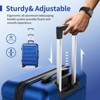 SKONYON 3pc Hardside Checked Spinner Luggage Set - 4 of 4