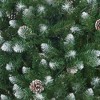 12FT Pencil Christmas Tree,Artificial Pre-Lit Slim Christmas Tree,Realistic Xmas Tree Artificial Holiday Decoration for Indoor and Outdoor Use - 4 of 4