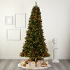 Nearly Natural 9-ft Norway Mixed Pine Artificial Christmas Tree with 650 Clear LED Lights, Pine Cones and Berries - 4 of 4