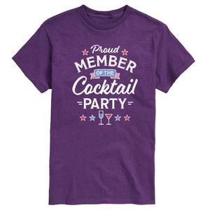 Men's - Instant Message - Cocktail Party Short Sleeve Graphic T-Shirt - 1 of 4