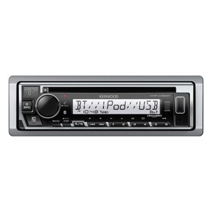 Kenwood KMR-D382BT Marine CD Receiver with Bluetooth & Conformal Coating - 1 of 4