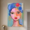 Art Remedy Violeta s Hair with Flowers Beach Life Inspired Wall Art Framed - 2 of 4