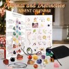 Aoibox 24 Piece Christmas Countdown Healing Gemstone Advent Calendar Chakra Crystals Stones Set for Daily Mindfulness and Self Care - 2 of 4