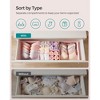 Set of 12 Foldable Fabric Drawer Organizers, 3-Size Storage Bins for Socks Underwear Accessories - 3 of 4