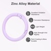 Unique Bargains Metal Spring O Rings Zinc Alloy Durable Multipurpose Lightweight Buckle - 2 of 4