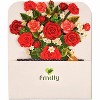 Paper Love 3D Box of Roses Pop Up Card - Frndly 8"x6" - 3 of 4