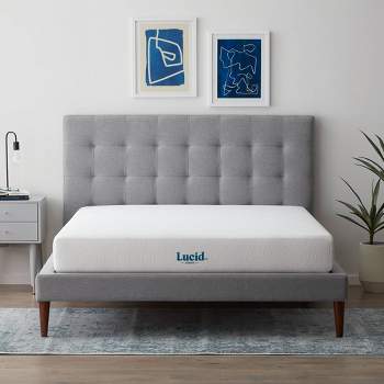 Lucid Essence 8" SureCool Gel Memory Foam Mattress with Antimicrobial Technology