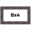 PosterPalooza | Panoramic Slim Profile Brown Picture Frame - UV Acrylic, Foam Board Backing, Hanging Hardware - 2 of 4
