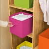 SEVOBAL 6pc Fabric Storage Cubes Organizer Duty Cube Storage Bin Clothes Storage Box Closet Baskets in Shelves Home, Multicolored, 4.29"*7.02"*10.14" - 4 of 4