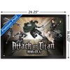 Trends International Attack on Titan: Season 4 - Collage Framed Wall Poster Prints - 3 of 4