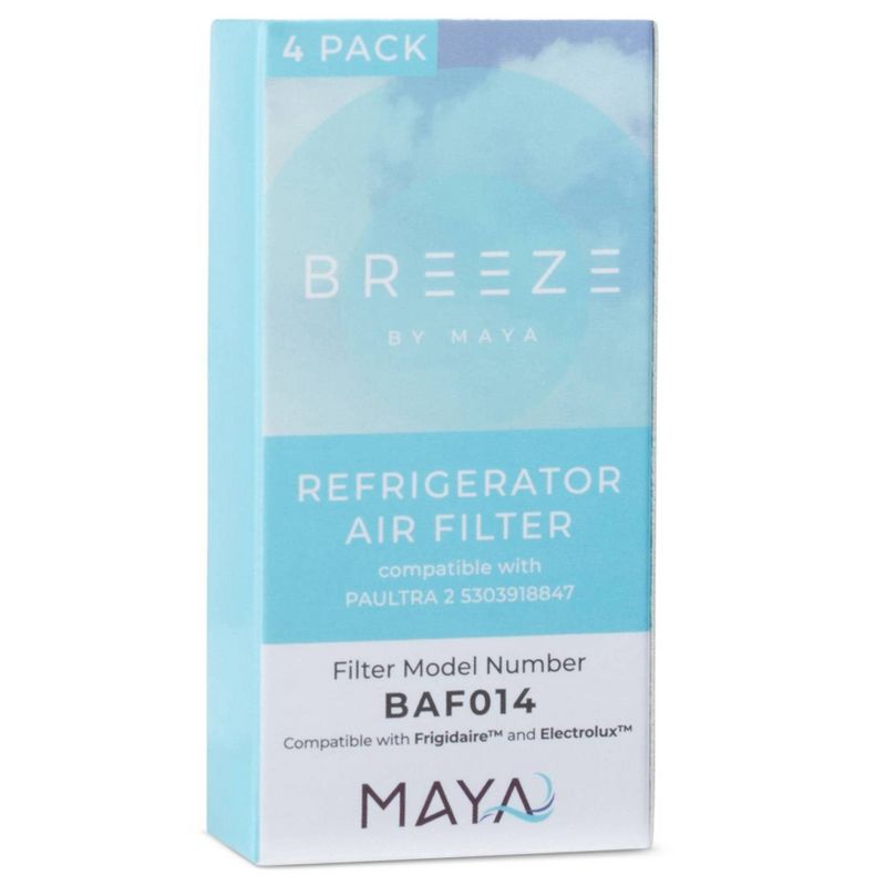 Breeze by MAYA Replacement Frigidaire/Electrolux Paultra2 242047805 Refrigerator Air Filter 4pk - BAF414, 3 of 4
