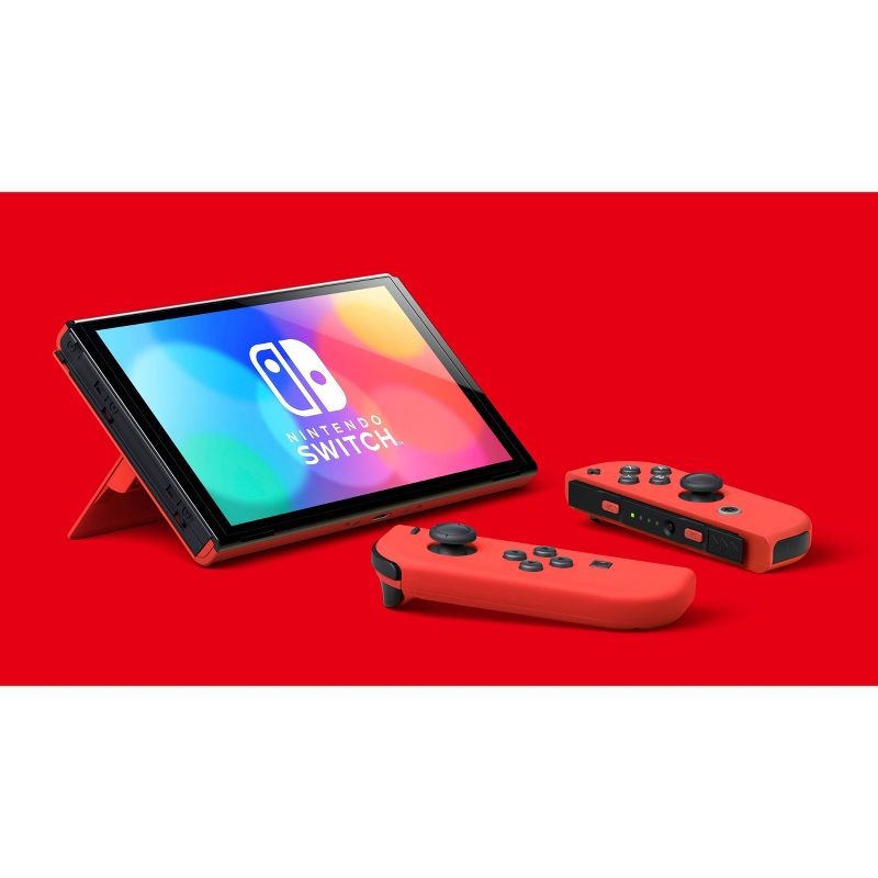 Nintendo Switch - OLED Model: Mario Red Edition, 5 of 13