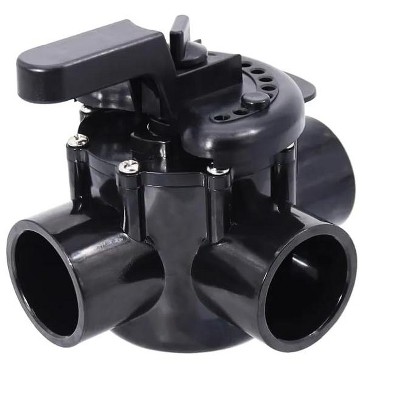 Poolzilla 1.5'' 3 Way Pool Diverter Valve - 1.5'' to 2'' Universal Valve - Compatible with Pentair 263037