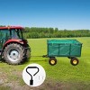 Flower Cart Garden Flower Cart is easier to transport firewood (green+cloth bag) - 4 of 4