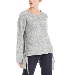 Max Studio London Womens Side-Tie Melange Knit Sweater - 1 of 1