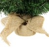 Northlight 1.5 FT Medium Traditional Green Mini Pine Artificial Christmas Tree in Burlap Sack - Unlit - 3 of 3