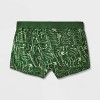 Men's Postcard Print Trunks 2pk - Goodfellow & Co™ Forest Green - 3 of 4