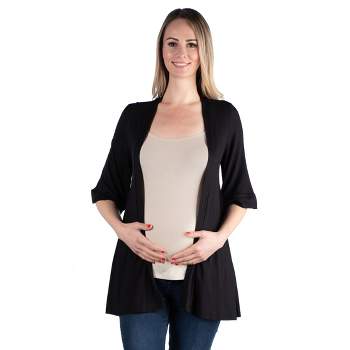 Elbow Length Maternity Cardigan