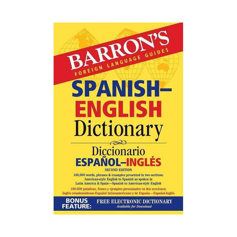 Spanish-English Dictionary - (Barron's Bilingual Dictionaries) 2nd Edition by  Ursula Martini (Paperback), 1 of 2