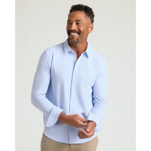 classic blue dress shirt Navy Performance Lightweight Dress Shirt | Navy Performance Lightweight Dress  Shirt main image 1